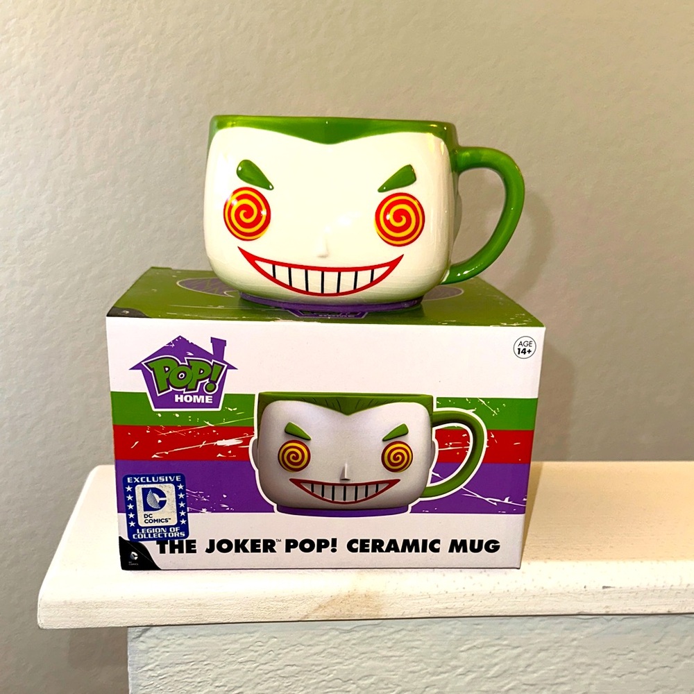 The Joker POP! Ceramic Mug NIB DC Comics Legion of Collectors Exclusive - Picture 1 of 5
